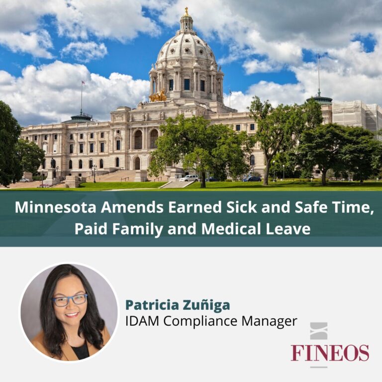 Minnesota Amends Earned Sick and Safe Time, Paid Family and Medical Leave