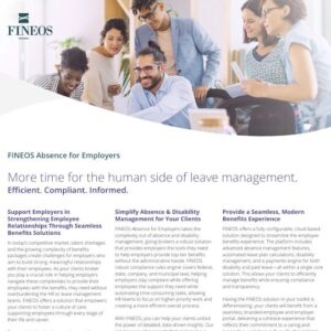 FINEOS Absence for Employers Broker Datasheet