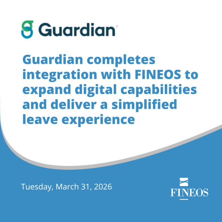 Guardian completes integration with FINEOS to expand digital capabilities and deliver a simplified leave experience Guardian completes integration with FINEOS to expand digital capabilities and deliver a simplified leave experience